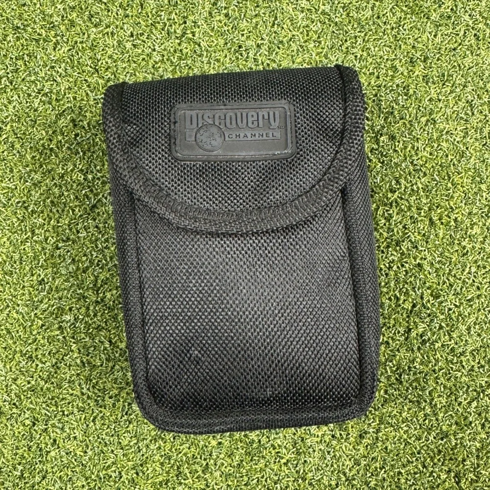 Discovery Channel Black Nylon Belt Clip Pouch Phone‎ Case 6x4